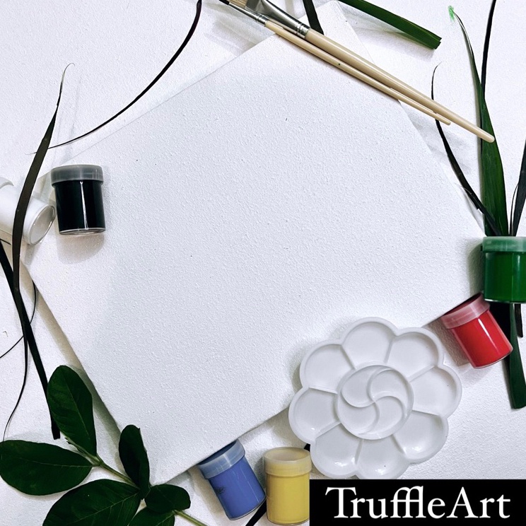 

Free Bubble Wrap Paket Melukis Kanvas 3x4 Cat Akrilik Kuas Palet Lukis Paket Menggambar Hemat BY TruffleArt