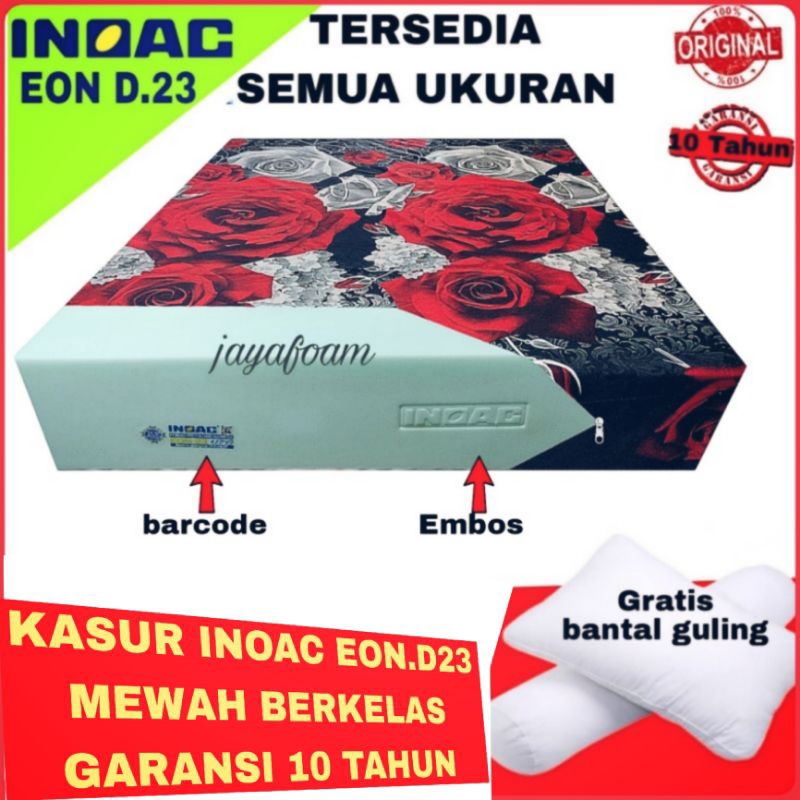 Kasur busa inoac no 1 eon d23 Tebal 30cm Tebal 25 cm Tebal 20 cm Tebal 15 cm Tebal 10 cm tebal 5 cm 