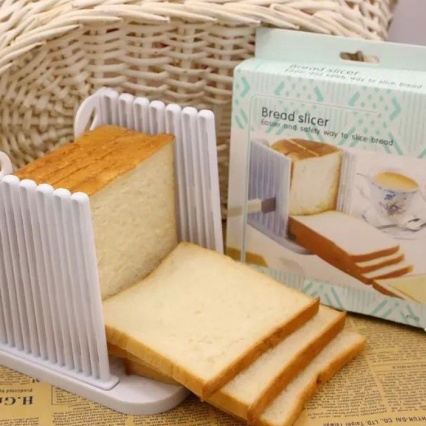 Hadir Sekarang  alat pemotong roti tawar bread slicer toast