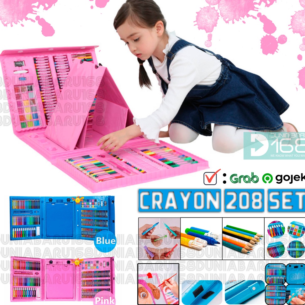 

Super Surprise Crayon 28 set Crayon Set Crayon art Set Crayon 15 set krayon set lengkap