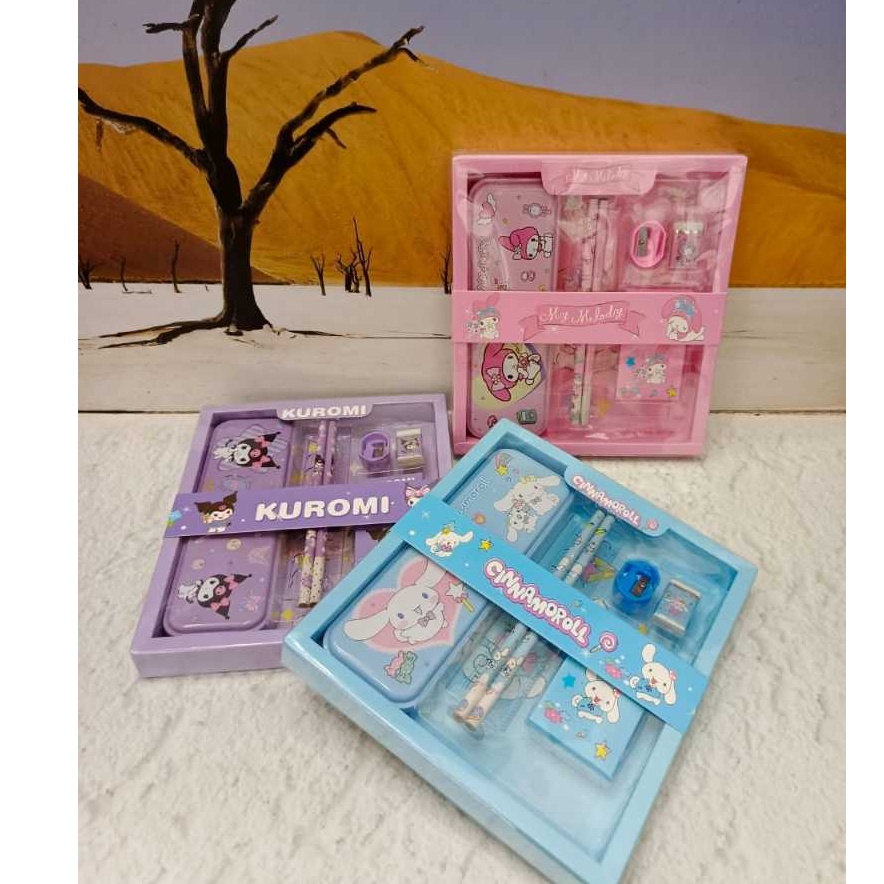 

Serba Populer PAKET ALAT TULIS STUDY STATIONERY SET EB567UGO 315SS 815 SANRIO CINNAMOROLL KUROMI MELODY