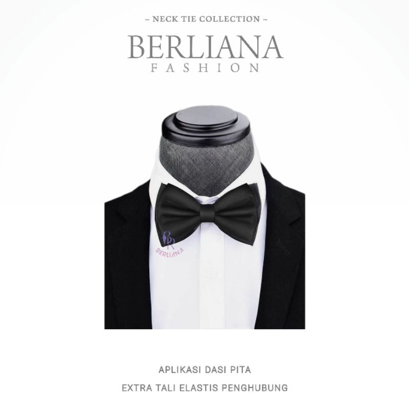 TUXEDO BOWTIE , DASI PRIA DEWASA - DOUBLE LAYER, MALE NECKTIE, DASI KUPU KUPU FORMAL