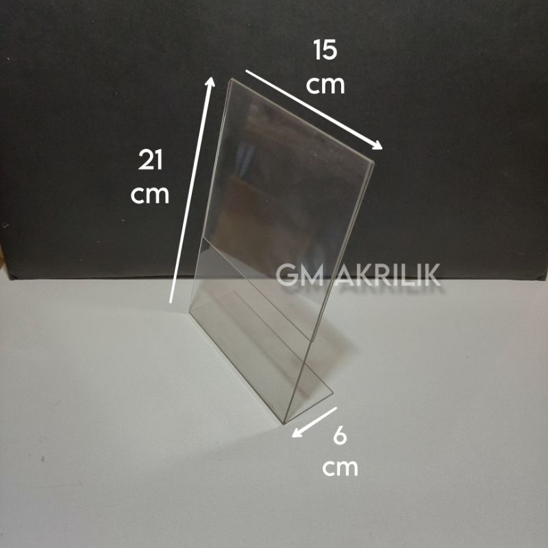 

Tempat Brosur Akrilik / Acrylic Tent Card QRIS POTRAIT L A5