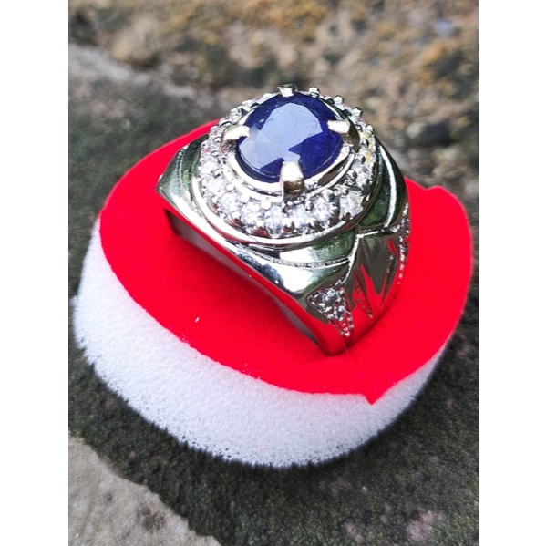 Natural Permata Blue Safir/Saphire Tanzania