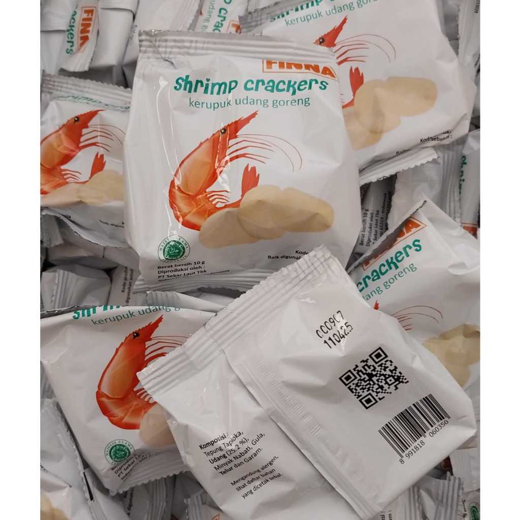 

1 DUS Krupuk Finna Udang Karton Matang Termurah Goreng Shrimp Crackers Enak Murah Baru ED April 2025 Sidoarjo Surabaya Gojek Grab