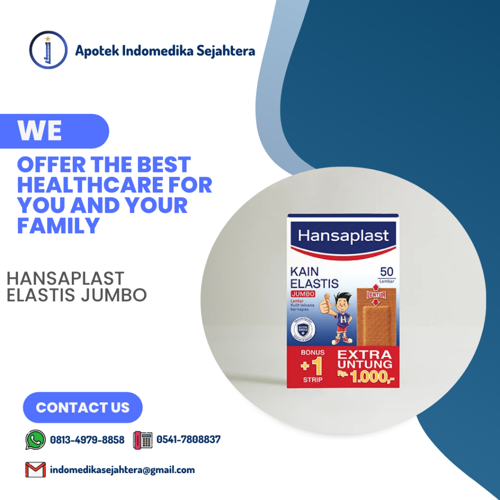 HANSAPLAST ELASTIS JUMBO BOX ISI 100 LEMBAR