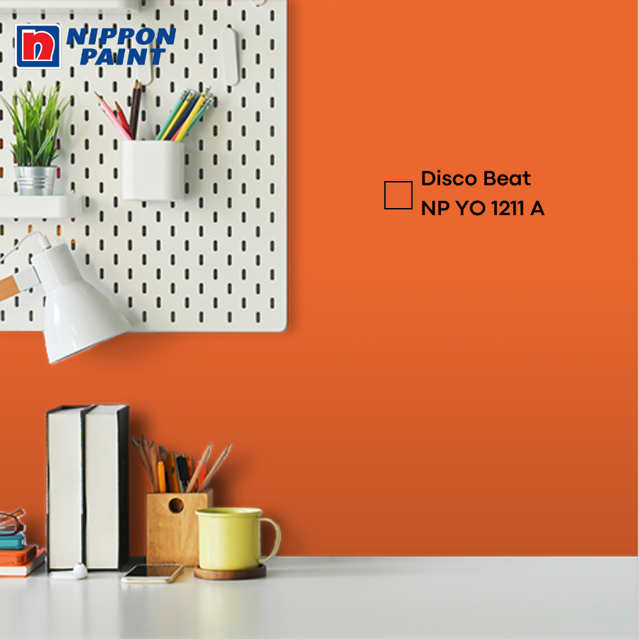 NIPPON PAINT CAT TEMBOK EKSTERIOR & INTERIOR Disco Beat YO 1211 A  SPOTLES WEATHERBOND VINILEX ELAST