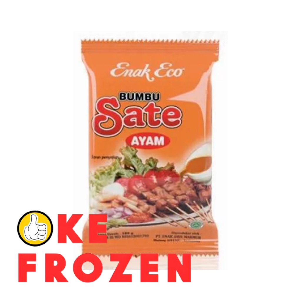 

ENAK ECO BUMBU SATE DAGING 185GR/ BUMBU INSTAN