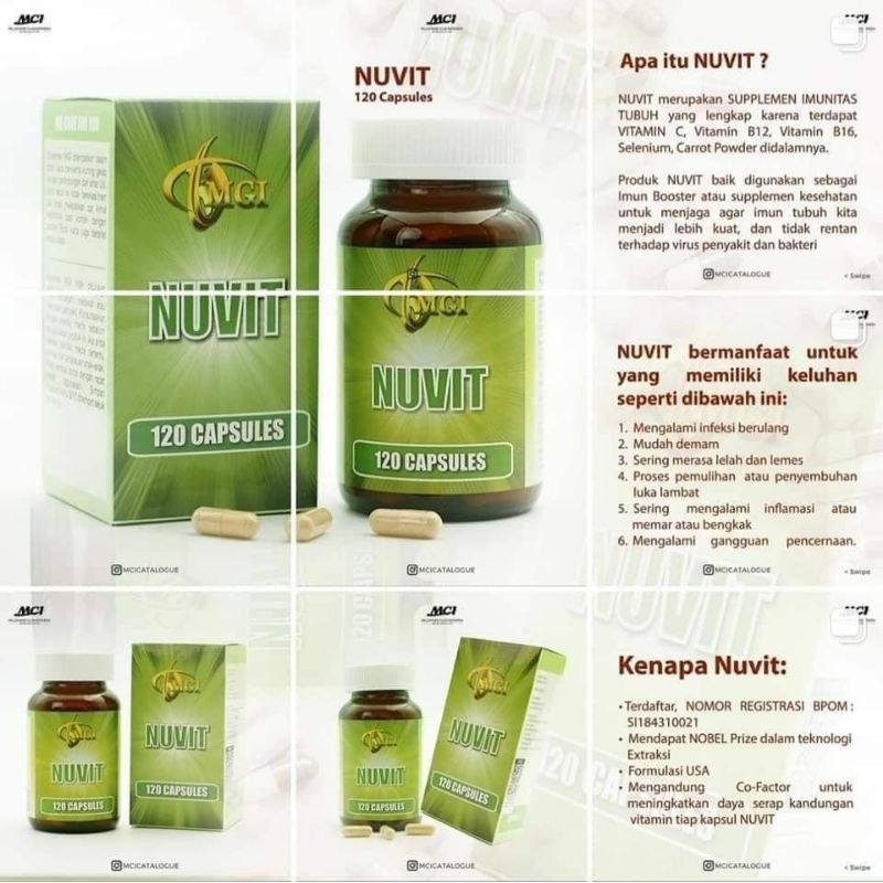 NUVIT MCI Isi 120 Kapsul