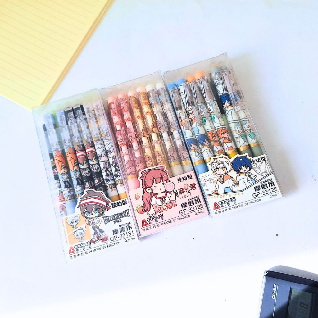 

Many Design Pulpen Gel Eraseable Cetit / Gel Pen Cetik bisa dihapus