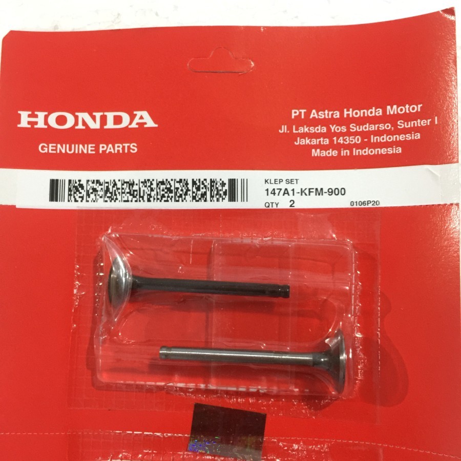 KLEP HONDA GRAND SUPRA SET ORIGINAL AHM