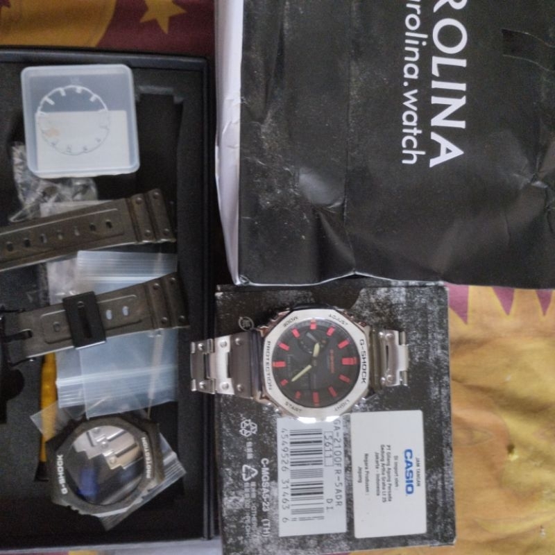 G Shock GA 2100FR 5ADR custom fullset original second