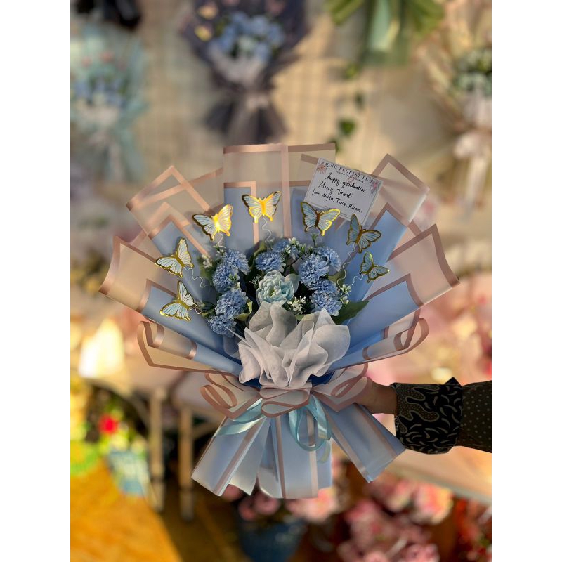 Bucket hari guru palembang | bucket bunga hari guru | bucket teacher day