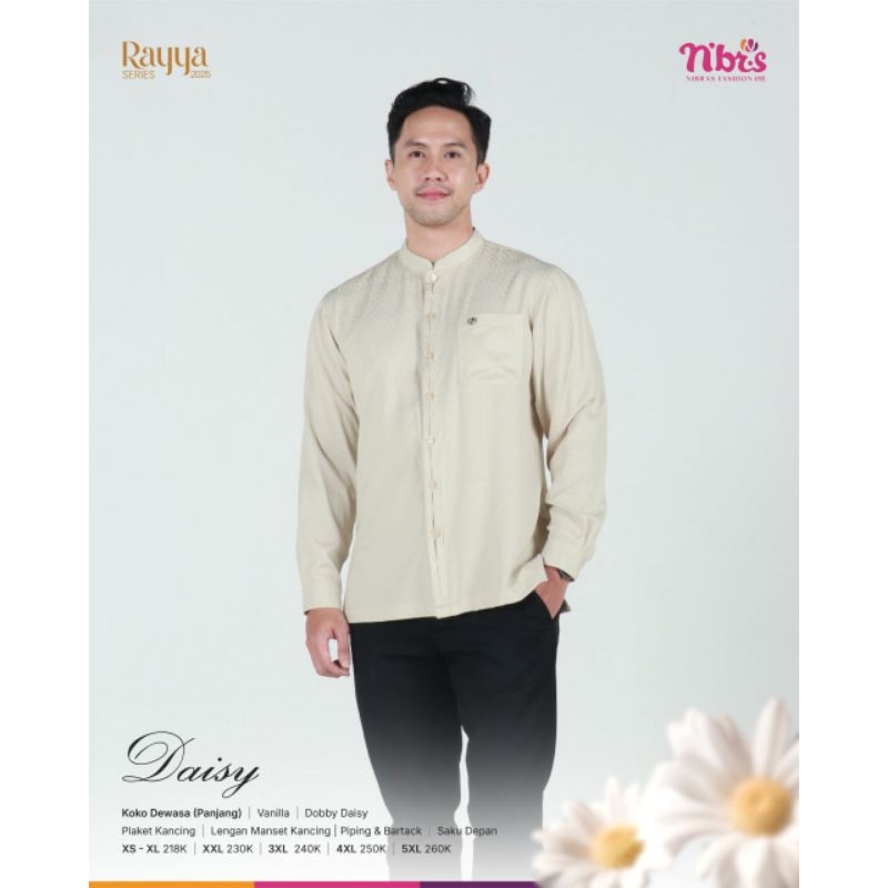 Nibras Koko Daisy Dewasa Lengan Panjang