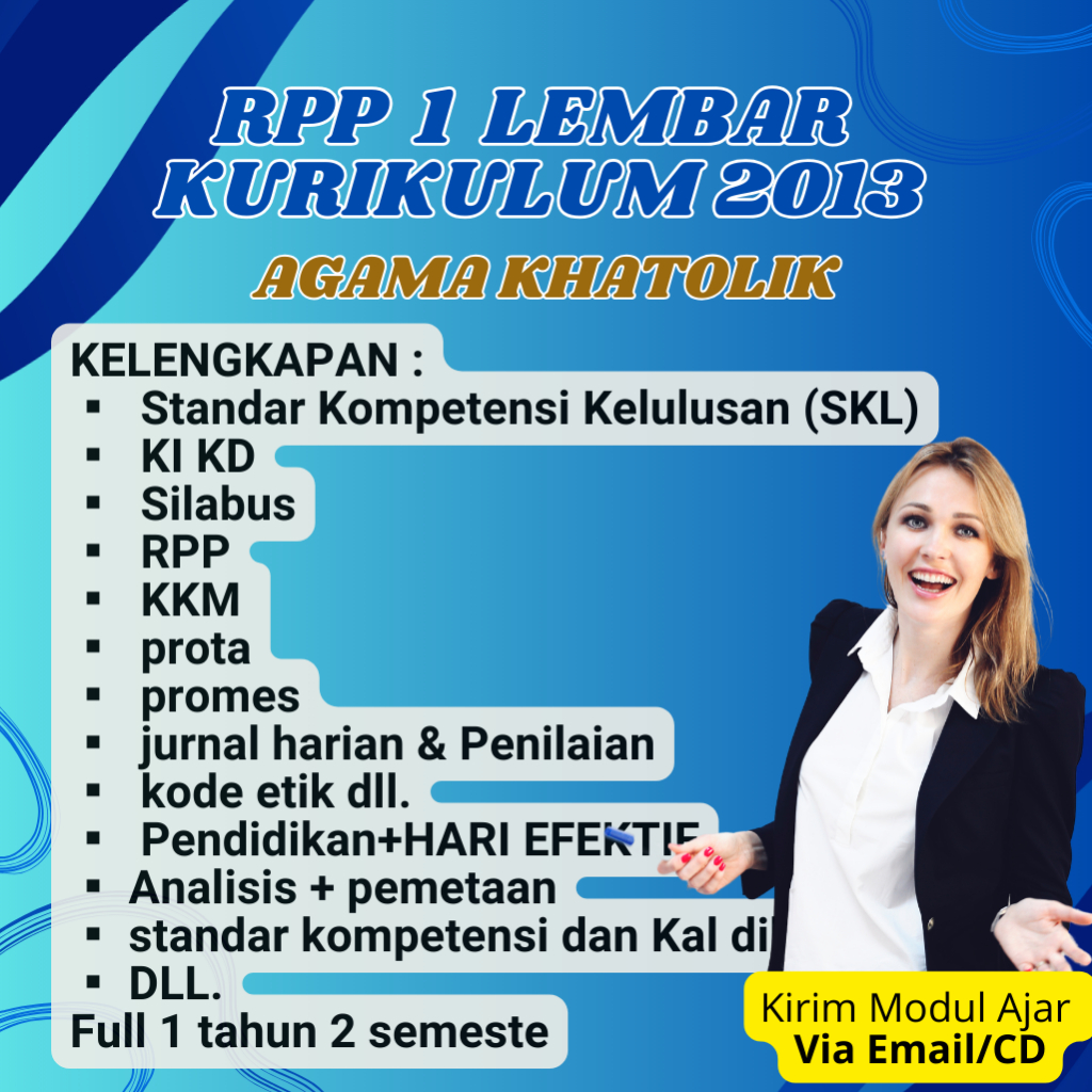 

RPP AG. KHATOLIK KELAS 7,8,9 SMP KURIKULUM 2013 FULL 1 TAHUN