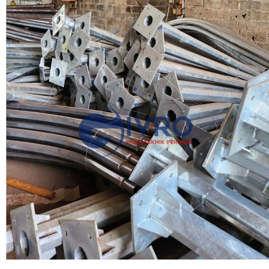 TIANG PJU GEN Z DOUBEL PARABOLA