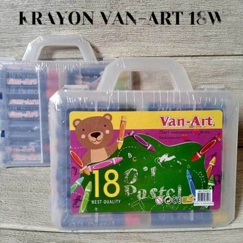 

Crayon 18 warna merk Van art