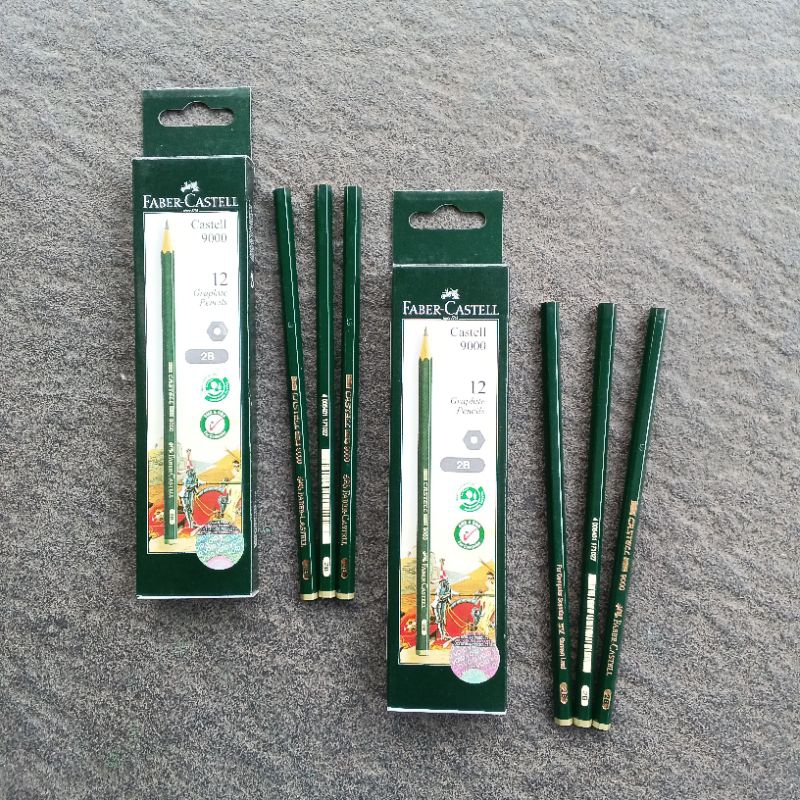 

YIN Pensil Kayu Pencil 2B Faber Castell ( 12 Pcs ) [ Orinal ]