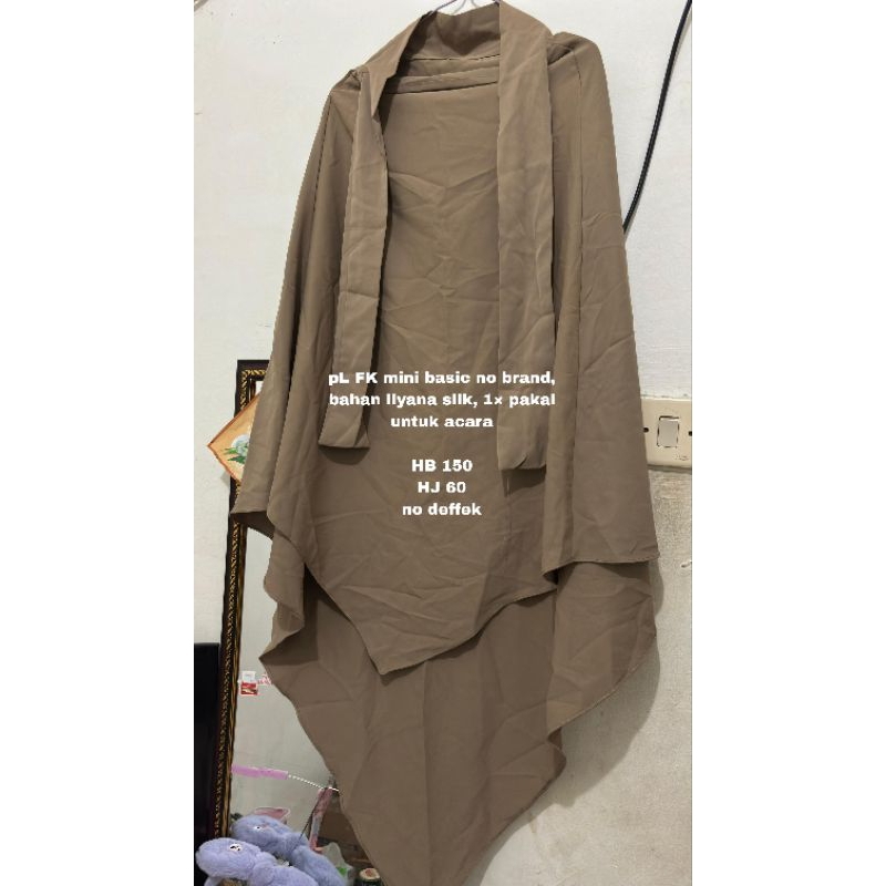 Preloved FK mini ilyana silk Coffee milk