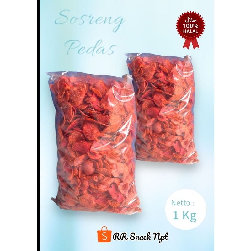 

SOSRENG KRIUK PEDAS CEMILAN INSTAN 1kg