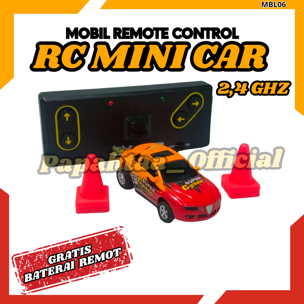 Rc Mini Car Mobil Remote Control Kaleng Mainan Mobilan Remot Kontrol Unik
