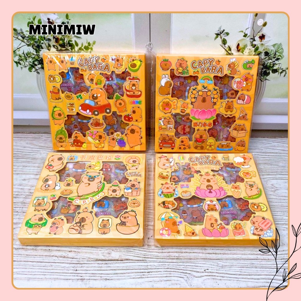 

STICKER 100 LEMBAR CAPYBARA CYK ST-1584 CAPPYBARA KAPIBARA STIKER KADO ANAK LUCU KREATIVITAS SOUVENIR SUVENIR ALAT TULIS KANTOR SEKOLAH MURAH TERMURAH