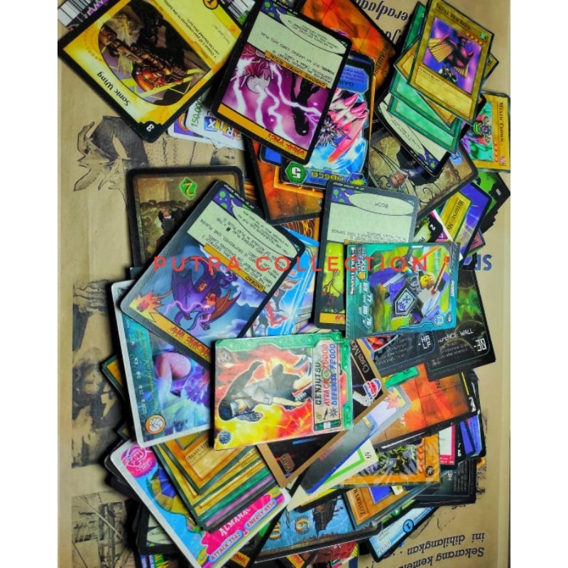mainan anak anak kartu / kartu yu gi oh/ kartu naruto /kartu campur