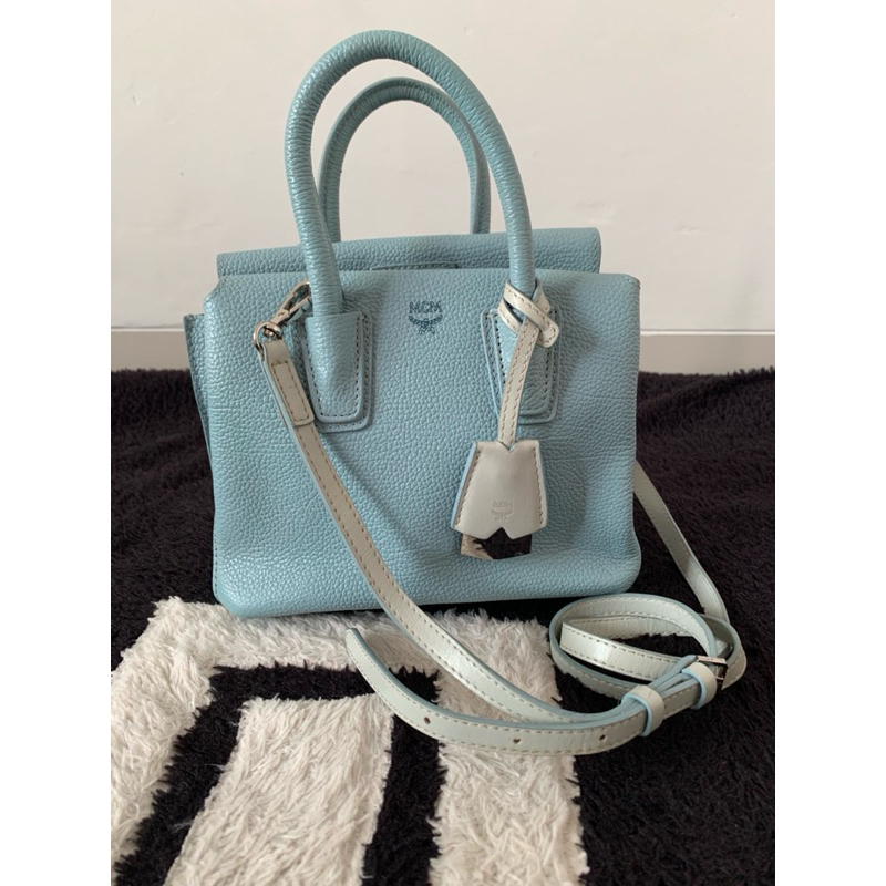 preloved mcm milla sky blue