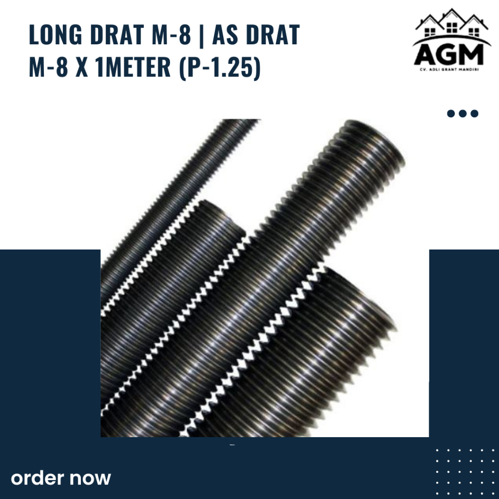 Long Drat M-8 | As Drat M-8 x 1Meter (P-1.25)