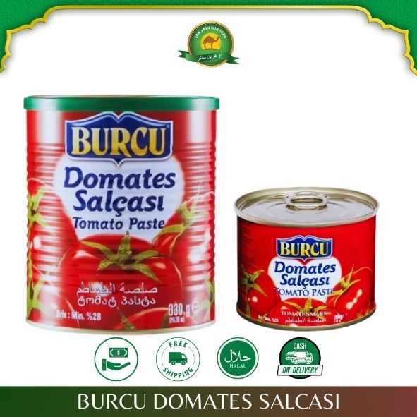 

Burcu Domates Salcasi 200-830 gr Pasta Tomat Turkey Saus Tomat
