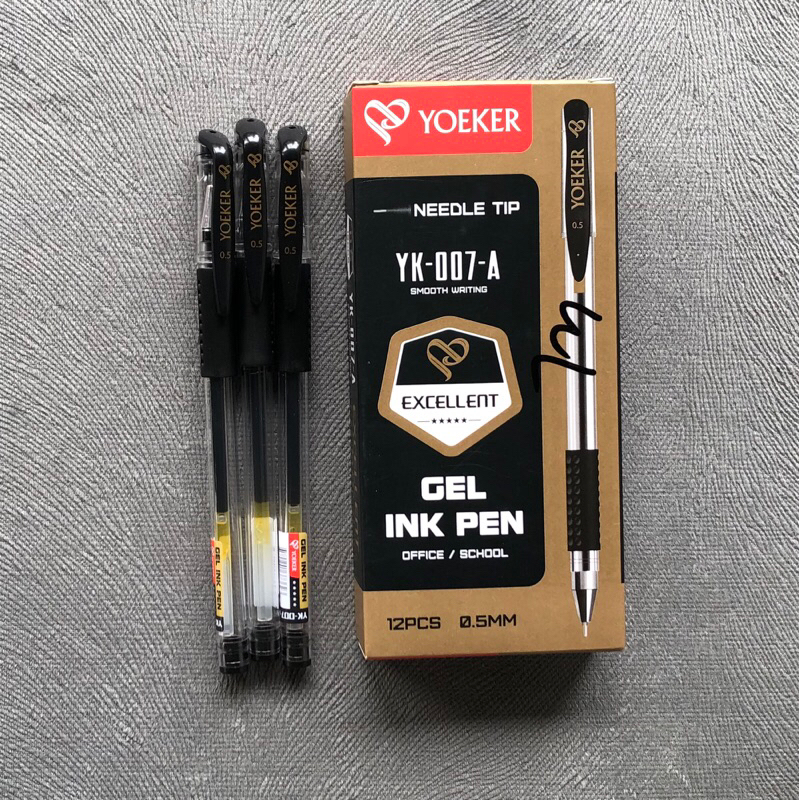 

gel pen pulpen tinta cair yoeker murah