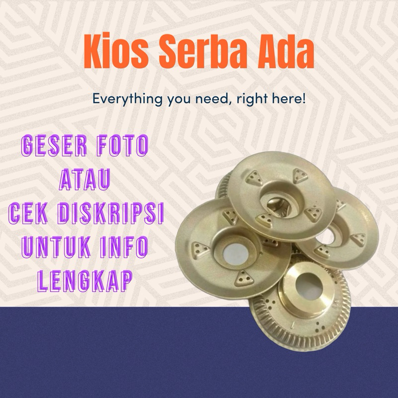 Burner Kuningan Kompor Gas Rinnai 522c 522e Qualitas Super grosir murah