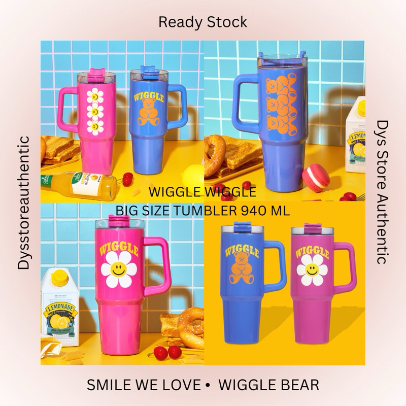 SALE READY STOCK WIGGLE WIGGLE BIG SIZE TUMBLER 940 ML
