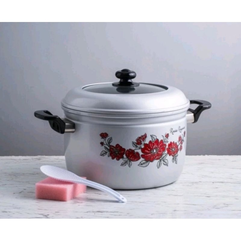 STEAMER RICE COOKER MASPION 22/24/26/28/30/33CM panci steamer maspion panci kukusan maspion