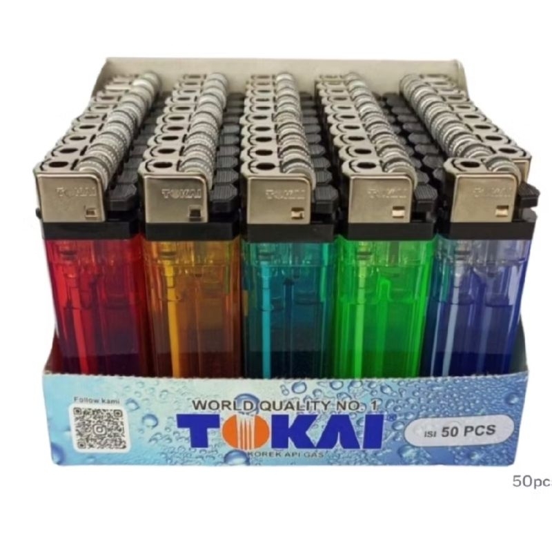 Korek Api Gas TOKAI 1 Box isi 50 Pcs