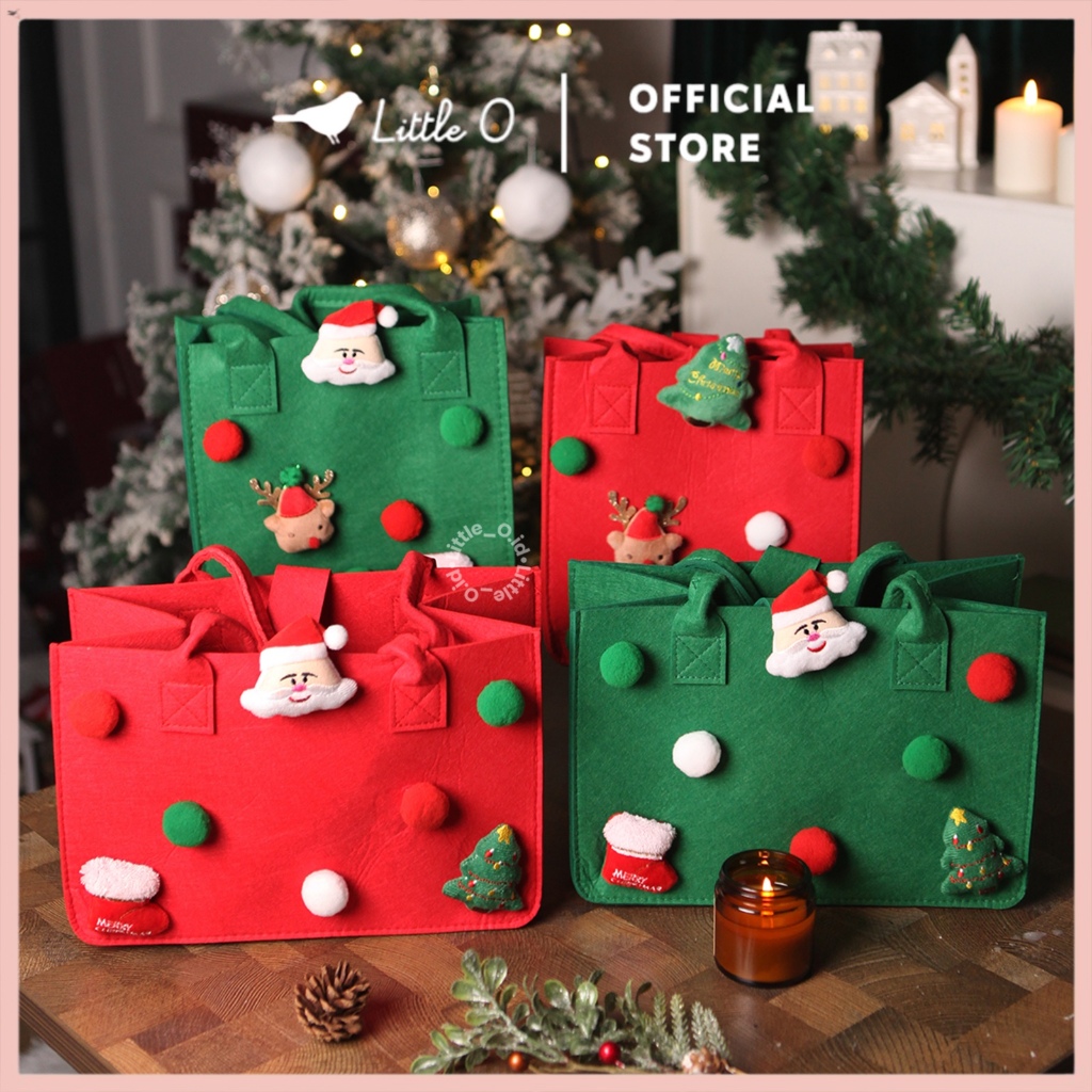 

LITTLE O Tas Goodie Bag Natal Christmas Hampers Kantong Natal