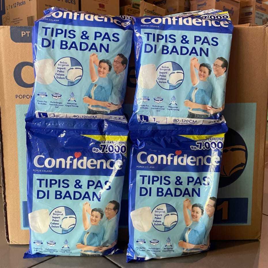 Confidence Pampers Ukuran XL | Popok Celana Dewasa Confidence Satuan Ukuran XL | Confidence Renceng 