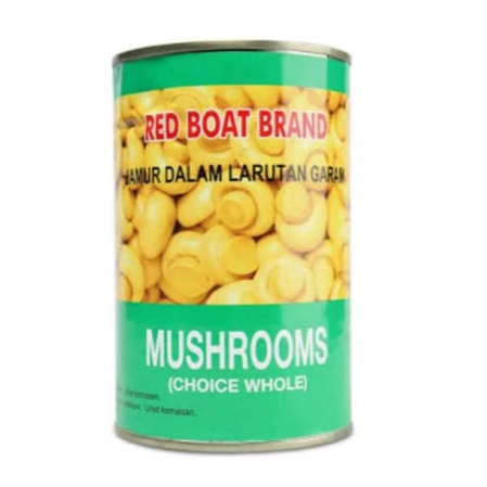 

REDBOAT JAMUR KANCING kemasan kaleng 425gr