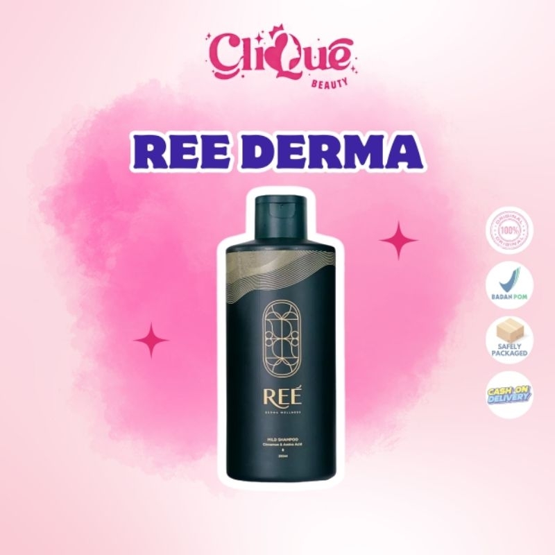 Ree Derma Wellness Cinnamon & Amino Acid Mild Shampoo 250ml - Shampo Anti Ketombe - Anti Rontok - An