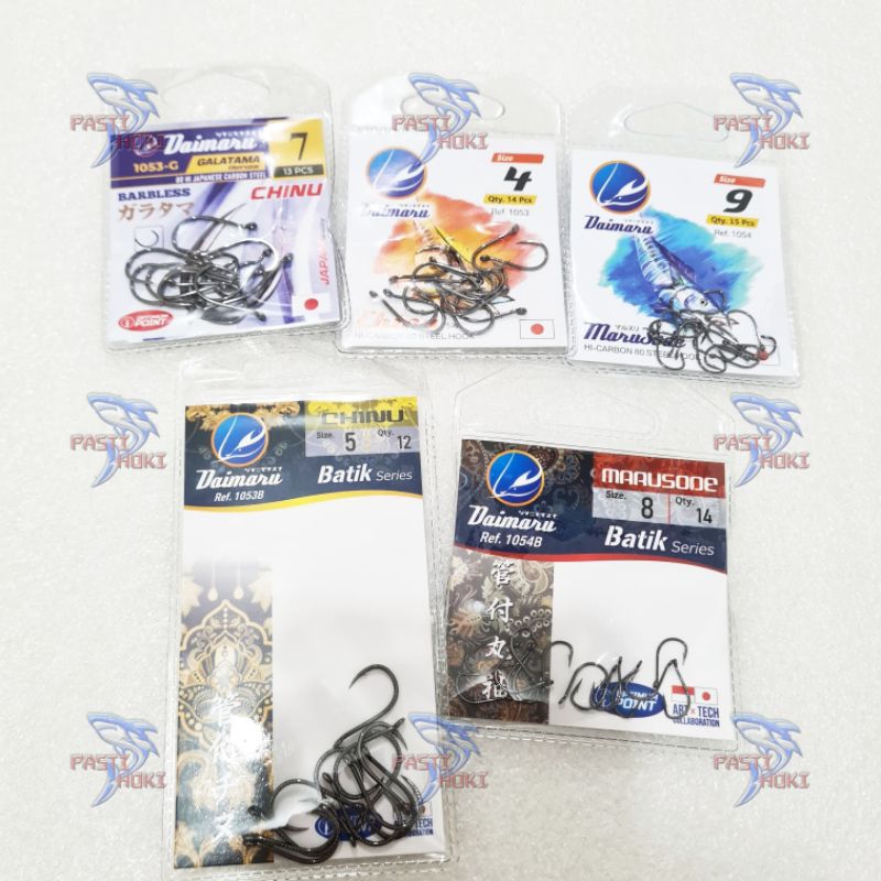 Mata kail daimaru chinu marusode / daimaru batik / chinu barbless / mata pancing daimaru 1053 1054