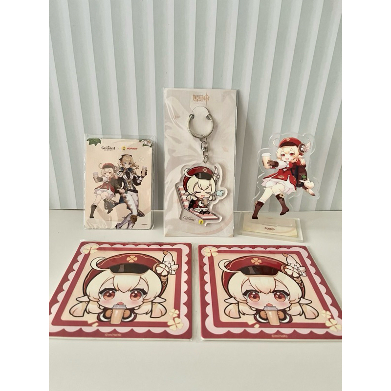 [READY] Genshin Impact x HopHop Collab Official Merchandise Klee Standee Acrylic Stand Coaster Keych