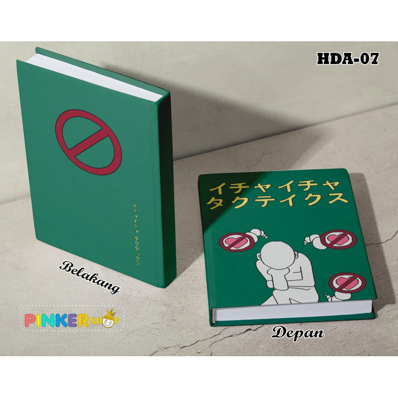 

(HDA-07) Hardcover Anime NARUTO ICHA ICHA TACTICS Ukuran A5 Jurnal Agenda Planner