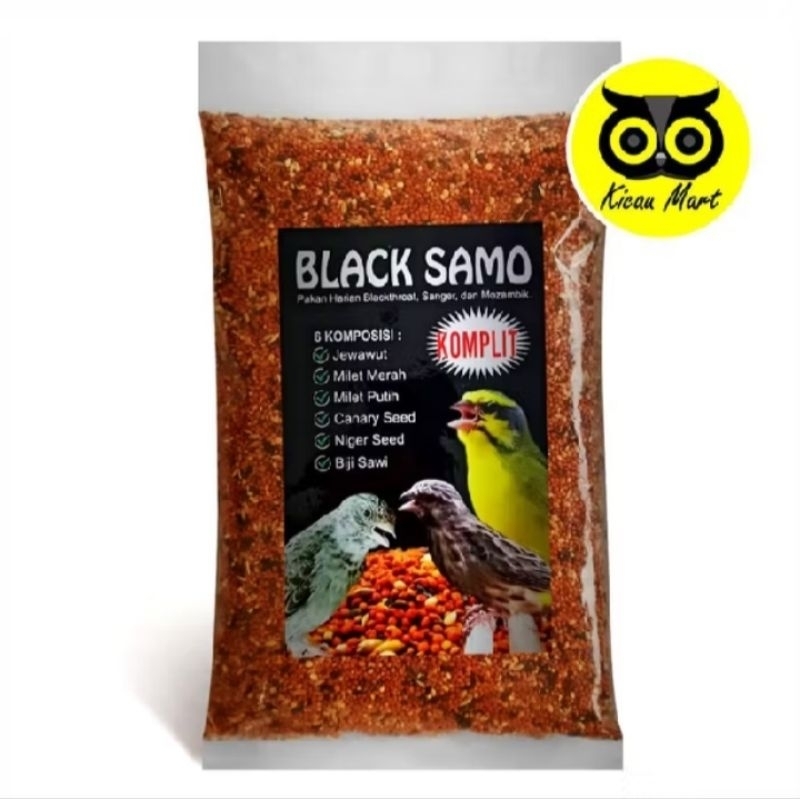 black Samo pakan blactroath sanger kenari jawawut jewawut milet merah