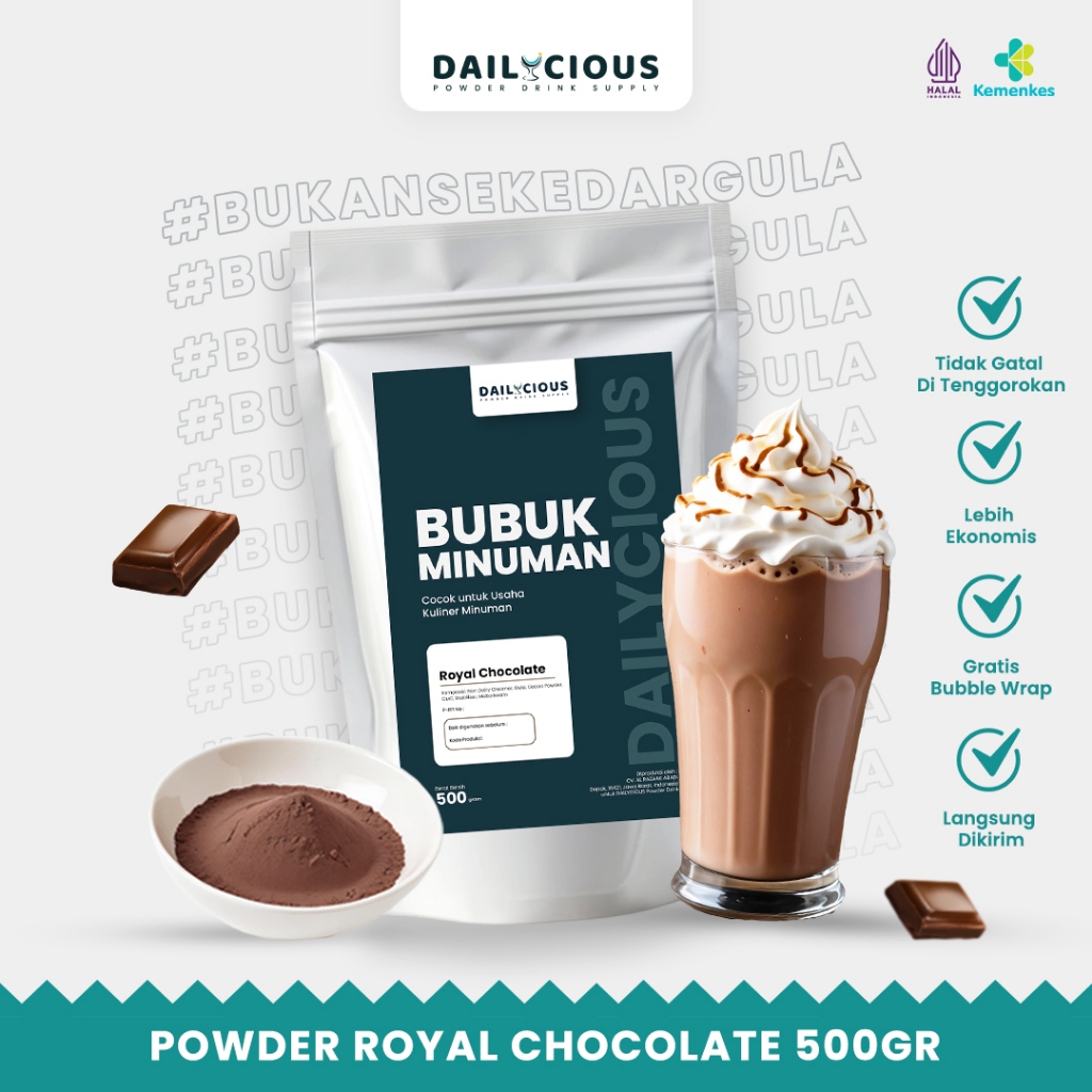 

Bubuk Minuman Royal Chocolate 500 gram - Powder Royal Chocolate 500 gram