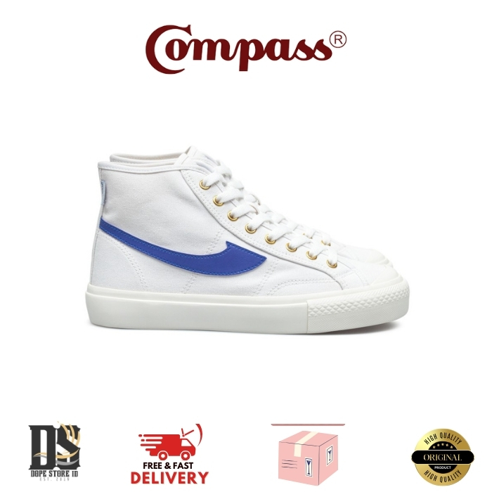 Compass Gazelle High White Blue