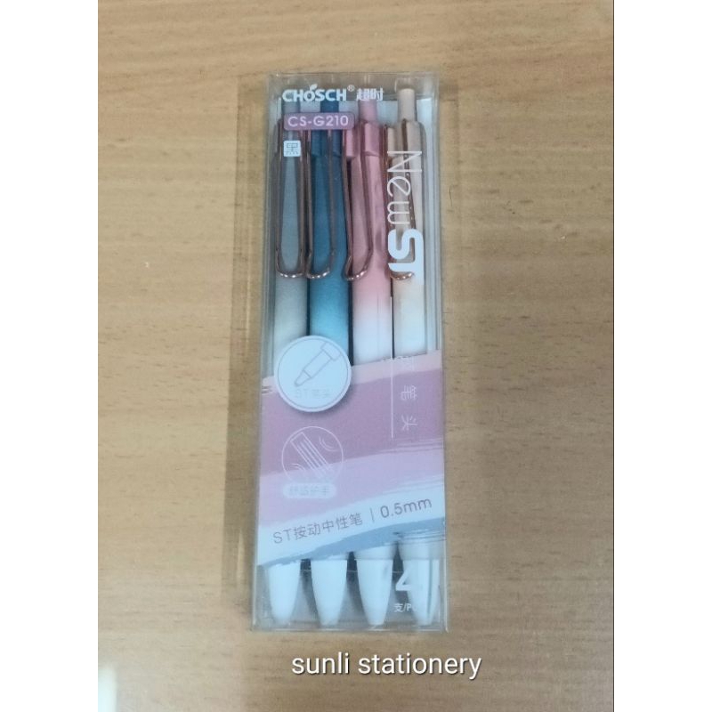 

PULPEN GEL. CETAK CETEK/GELPEN WARNA HITAM CHOSCH CS-G210