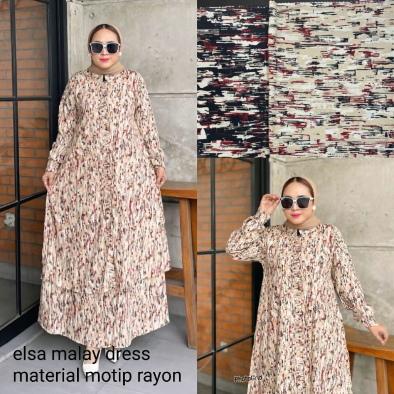 Gamis Malaysia - Rayon Crinkle Airflow Premium