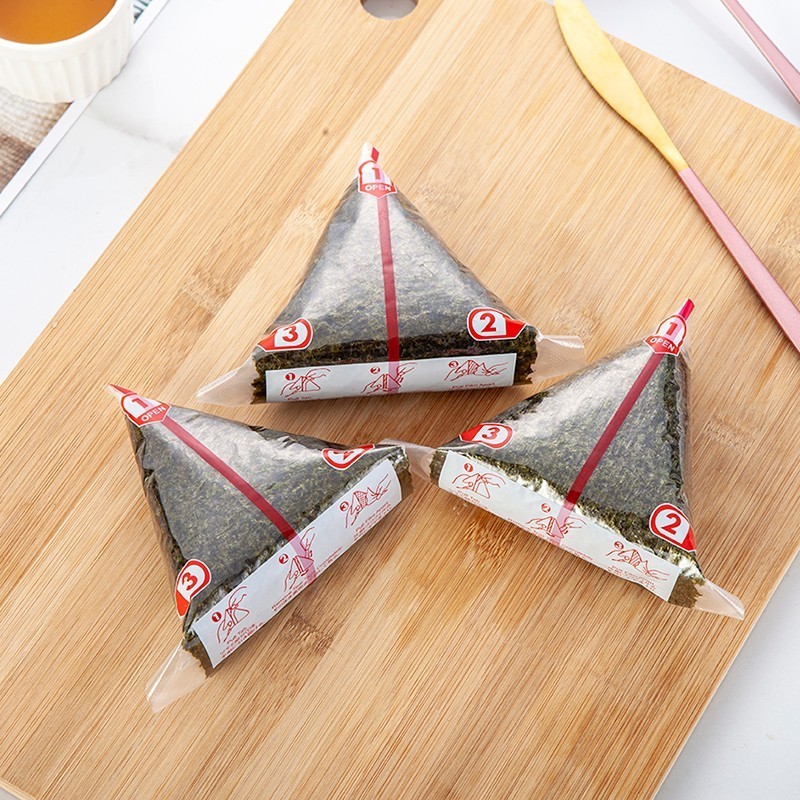 [MAJ] ONIGIRI WRAPPER 100 LEMBAR SEGITIGA NORI WRAPPER ONIGIRI RUMPUT LAUT NORI WRAP SEAWEED BUNGKUS