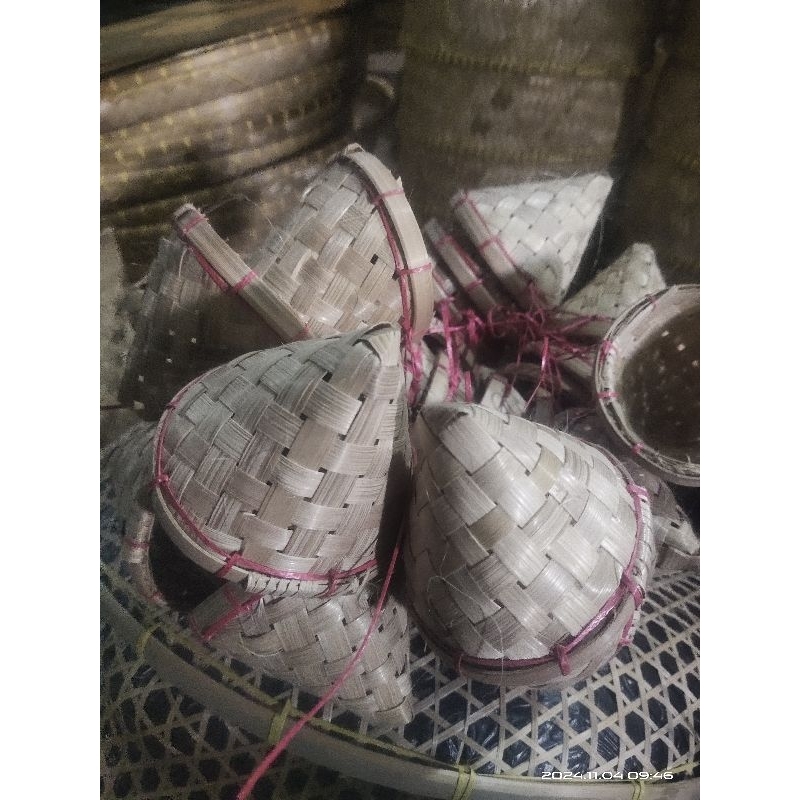 saringan bambu mini kukusan 10x10