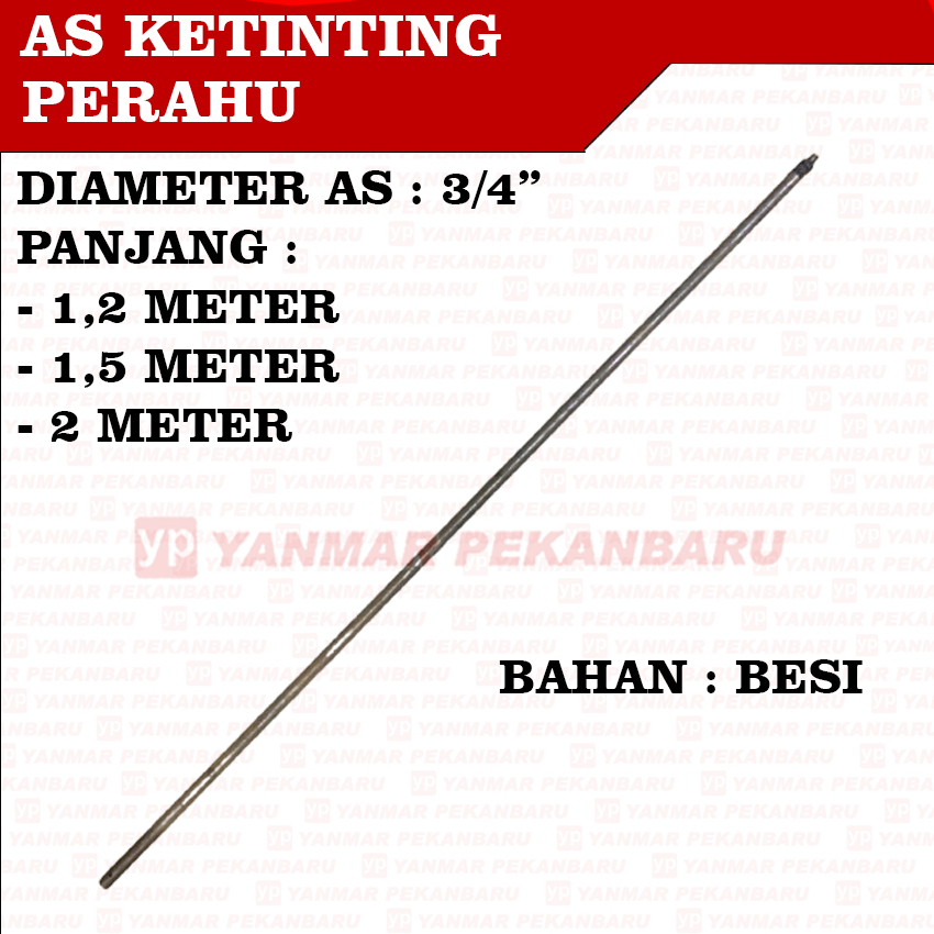 As Ketinting As Perahu Besi Ukuran 3/4 Inci